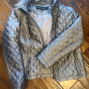 Gray Quilted Women's Jacket